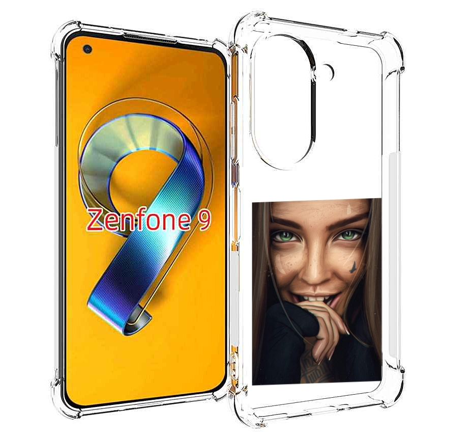 

Чехол MyPads девушка улыбается женский для Asus Zenfone 9 (AI2202), Прозрачный, Tocco