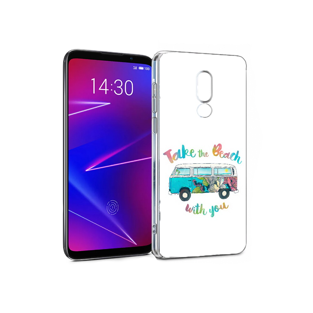 

Чехол MyPads Tocco для Meizu 16 Хиппи автобус (PT121074.83.190), Прозрачный, Tocco