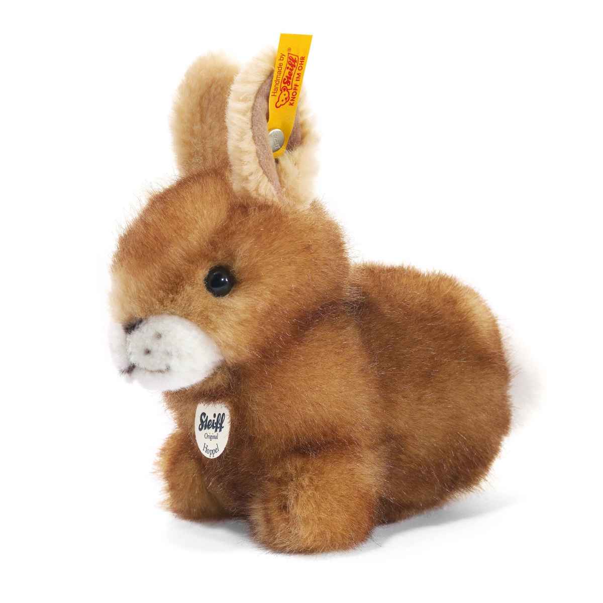 Мягкая игрушка Steiff Hoppel Rabbit Штайф Кролик Хоппель коричневый 14 см мягкая игрушка jackie chinoсo jc 12992 r коричневый кролик 22 см