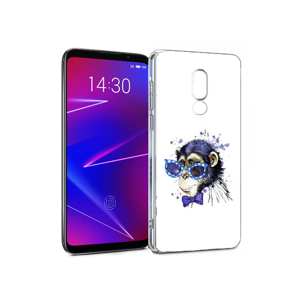 

Чехол MyPads Tocco для Meizu 16 акварельная обезьяна (PT121074.83.216), Прозрачный, Tocco