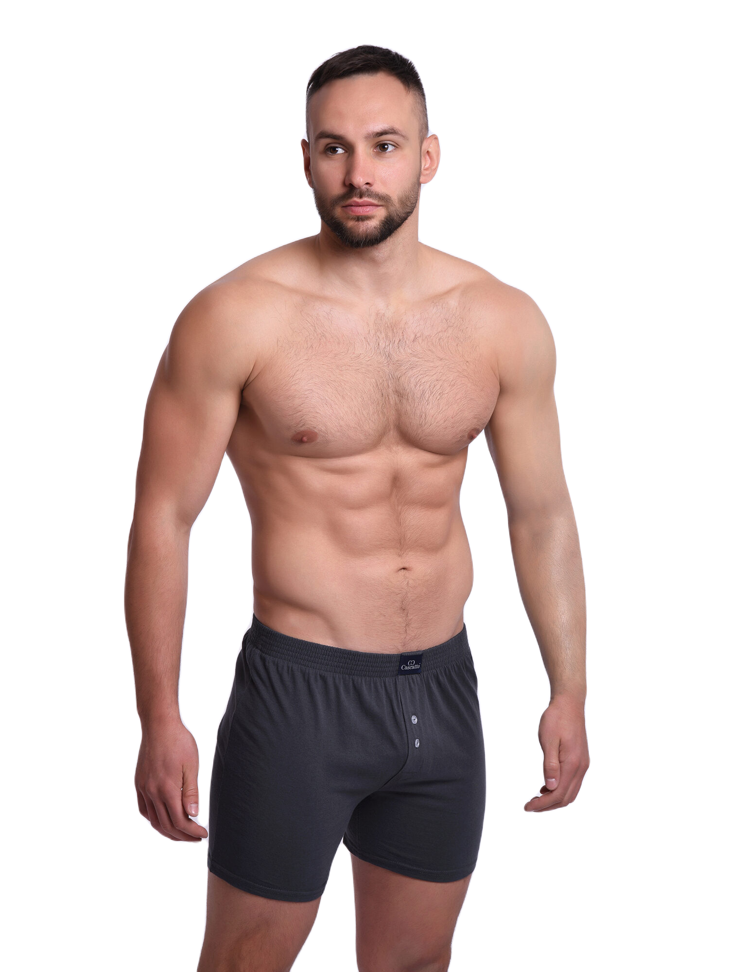Трусы Cascatto шорты для мужчин, тёмно-серый, размер 2XL, MSH1803