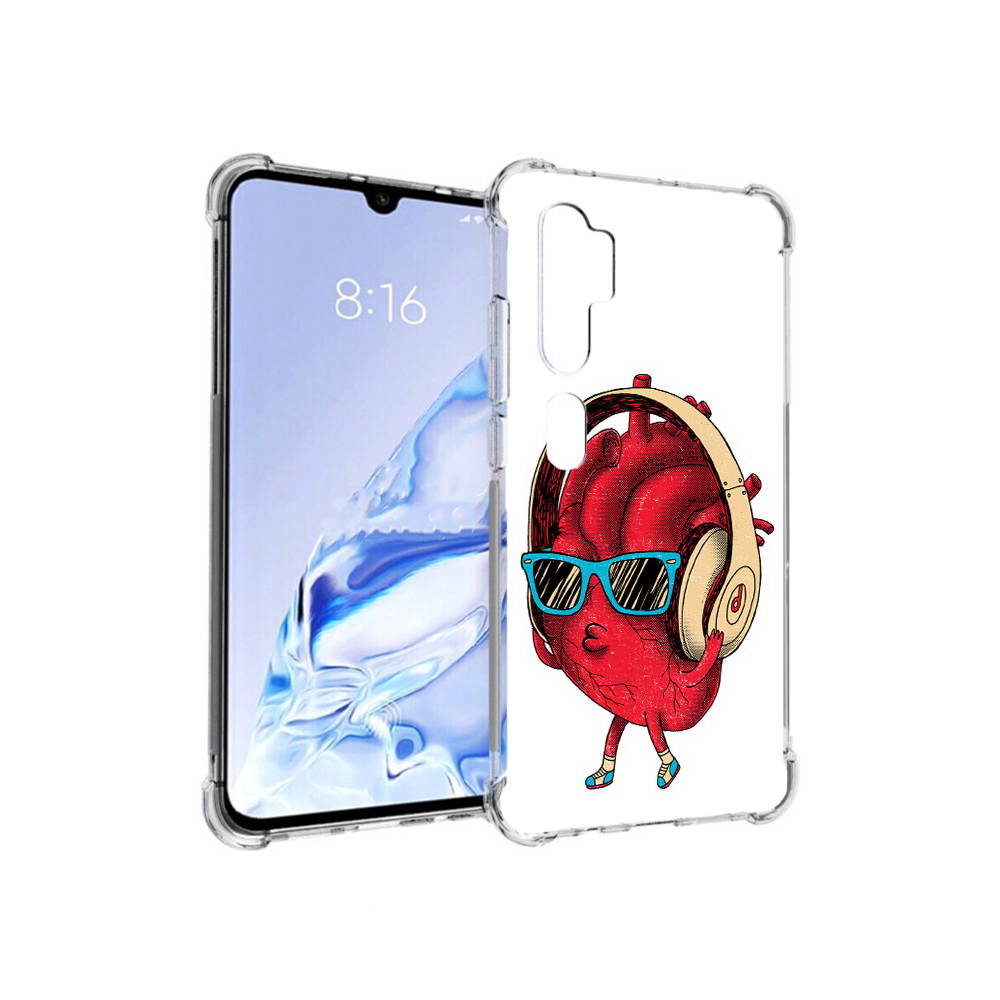 

Чехол MyPads Tocco для Xiaomi Mi Note 10 Pro слушай сердце (PT140314.290.609), Прозрачный, Tocco
