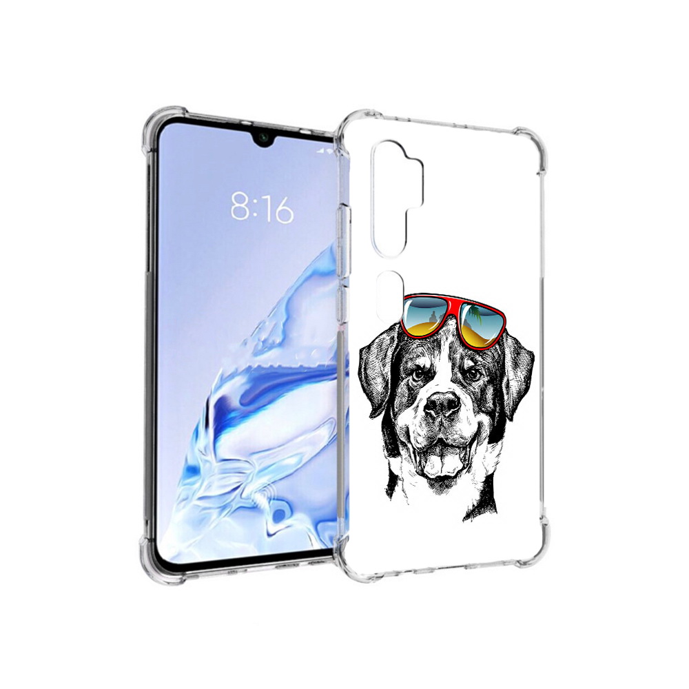 

Чехол MyPads Tocco для Xiaomi Mi Note 10 Pro счастливая собака (PT140314.290.631), Прозрачный, Tocco