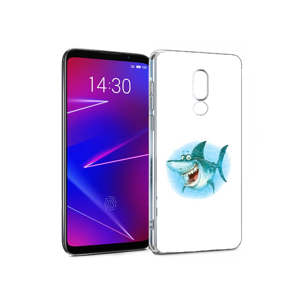 

Чехол MyPads Tocco для Meizu 16 веселая акула (PT121074.83.261), Прозрачный, Tocco