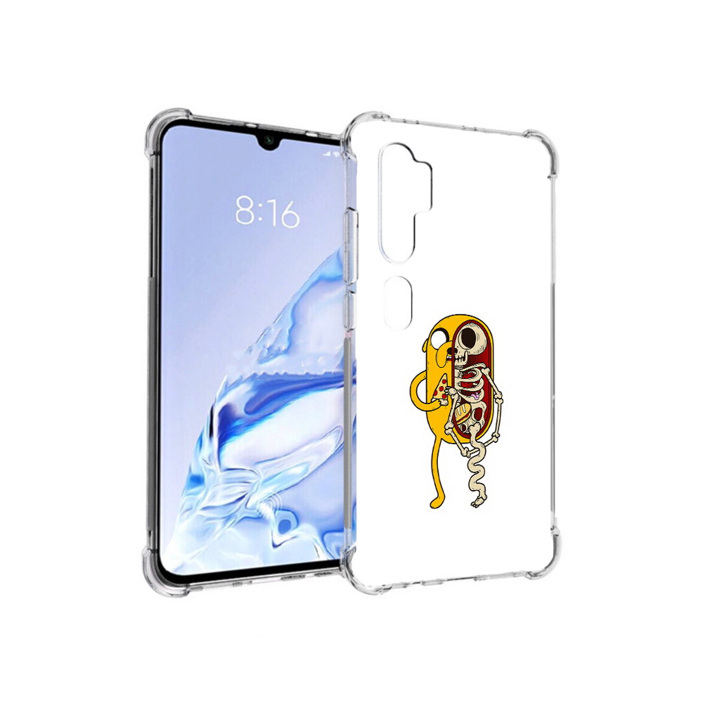 

Чехол MyPads Tocco для Xiaomi Mi Note 10 Pro Джейк скелет (PT140314.290.64), Прозрачный, Tocco
