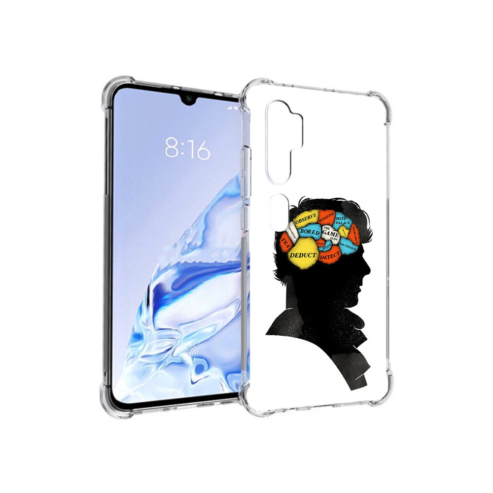 

Чехол MyPads Tocco для Xiaomi Mi Note 10 Pro темный рисунок (PT140314.290.640), Прозрачный, Tocco