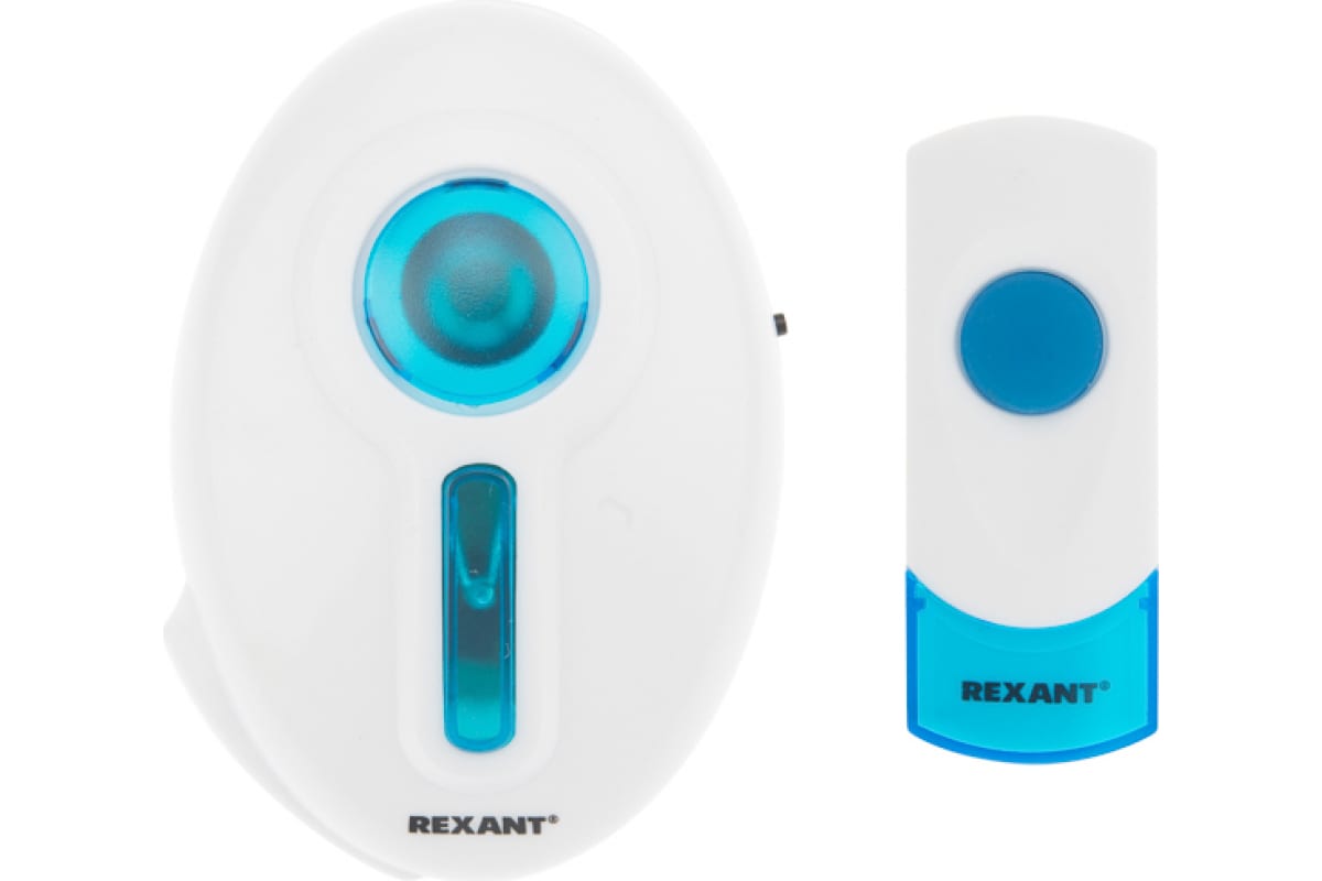 

Звонок дверной беспроводной 220 В кнопка IP44 RX-6 REXANT