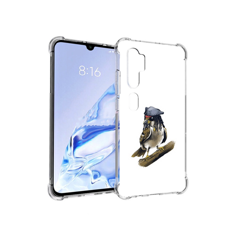 

Чехол MyPads Tocco для Xiaomi Mi Note 10 Pro Джек воробей (PT140314.290.65), Прозрачный, Tocco