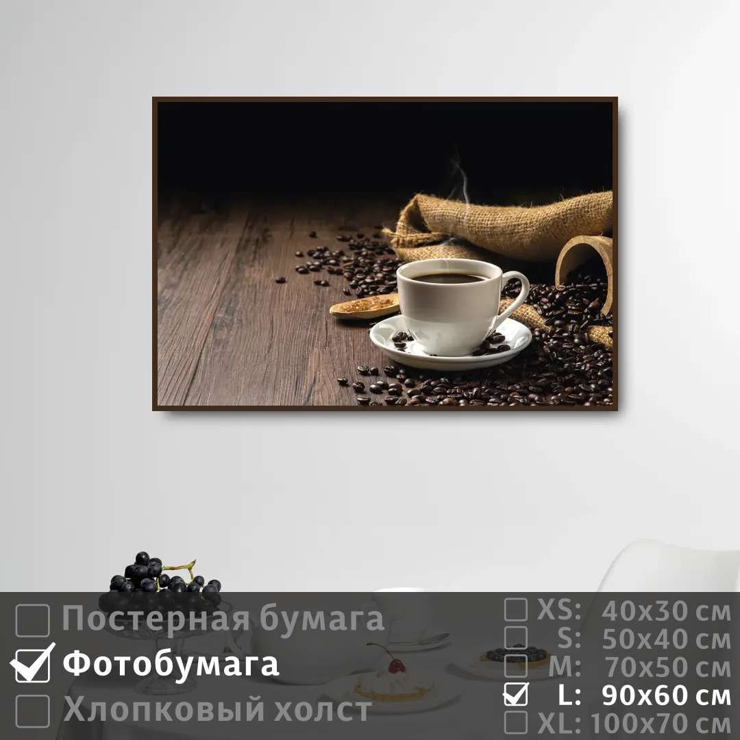 

Постер на фотобумаге ПолиЦентр Утро в уютной кофейне 90х60 см, УтроВУютнойКофейне