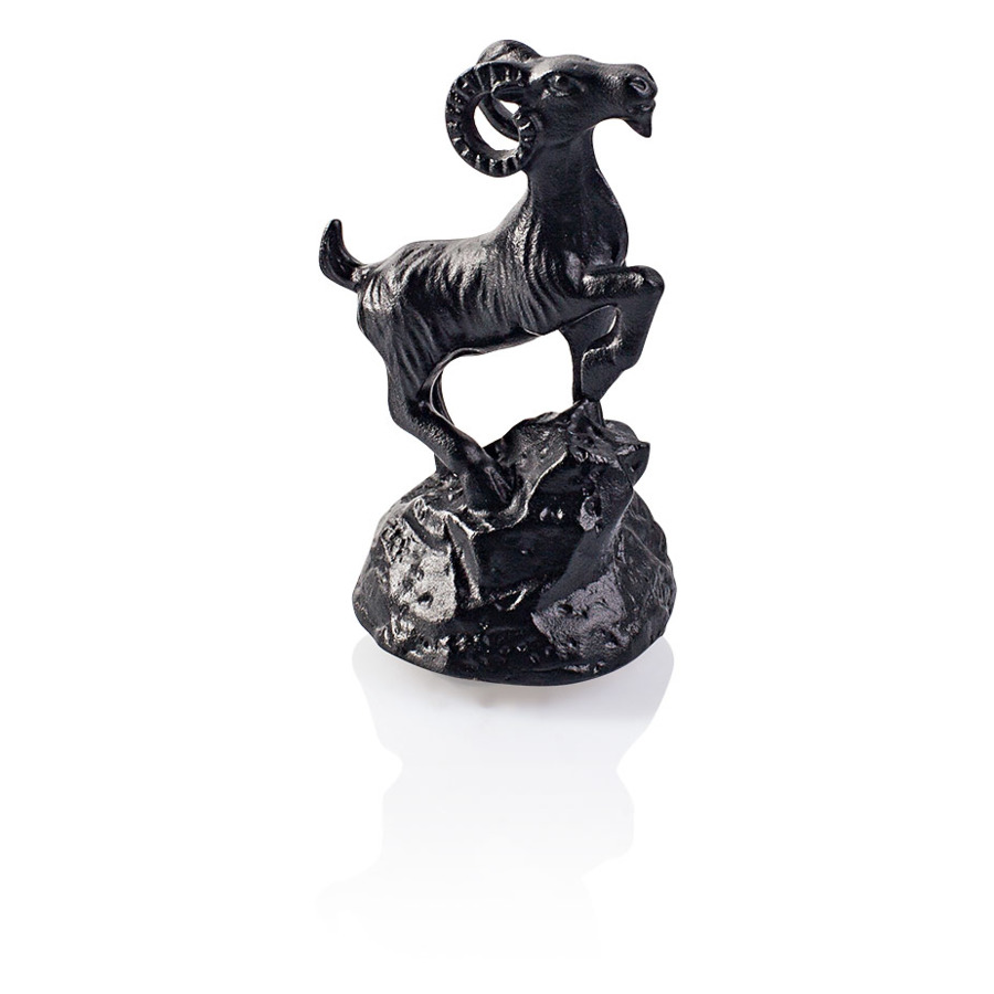 фото Фигурка cristal de paris горный козел 3,6х5,5 см, черная