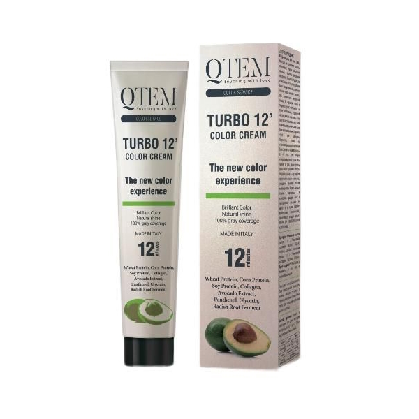 

Краситель QTEM Softcolor Multivalent Color Cream 12.12S 100 мл, Блонд, QTEM10.1