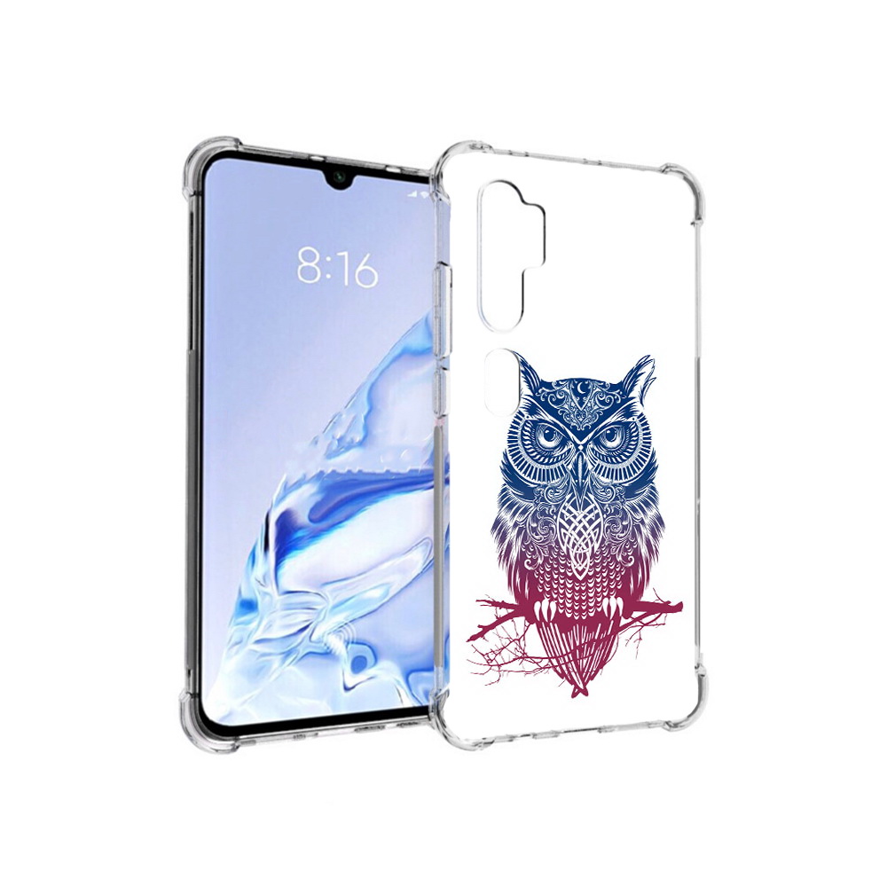 

Чехол MyPads Tocco для Xiaomi Mi Note 10 Pro хиппи сова (PT140314.290.664), Прозрачный, Tocco