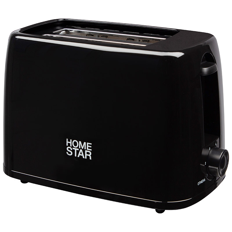 Тостер HomeStar HS-1015 черный тостер homestar hs 1015