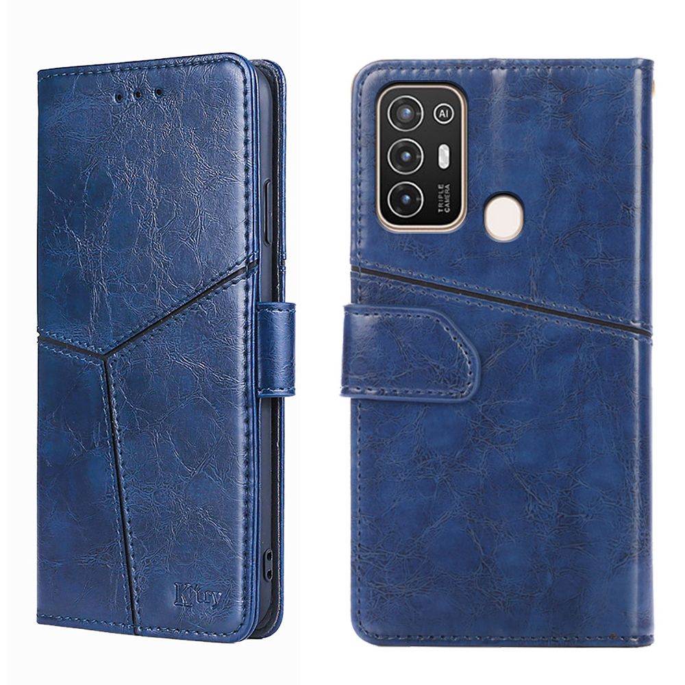 

Чехол MyPads для ZTE Blade A52 синий (243233)