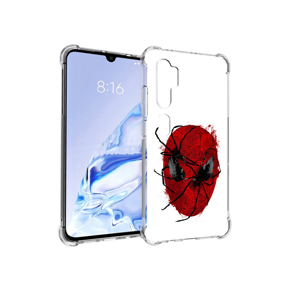 

Чехол MyPads Tocco для Xiaomi Mi Note 10 Pro человек паук (PT140314.290.673), Прозрачный, Tocco
