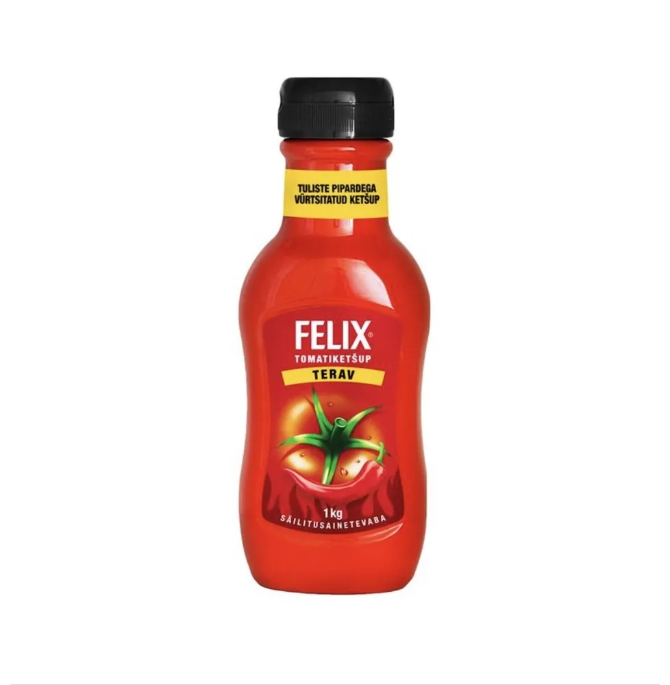 

Кетчуп Felix томатный острый 1 кг, felix.fi