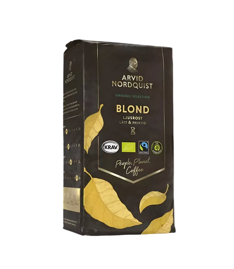

Кофе молотый Arvid Nordquist Blond c карамельным ароматом 0,5 г, arvidnordquist.se