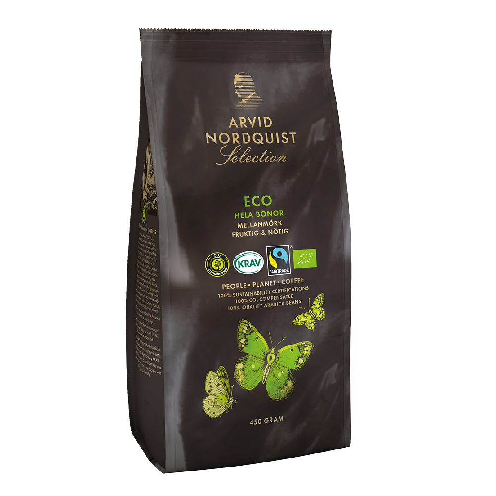 

Кофе молотый Nordquist Eco 0,45 кг, arvidnordquist.se