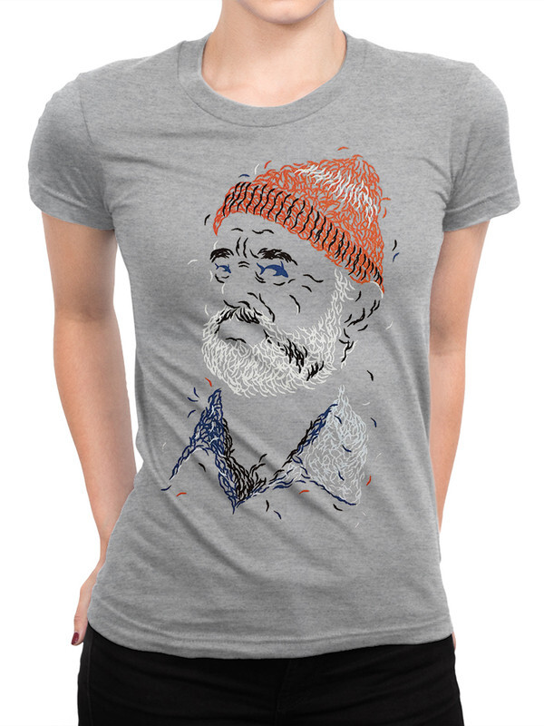 

Футболка женская Dream Shirts Водная Жизнь серая XS, Водная Жизнь
