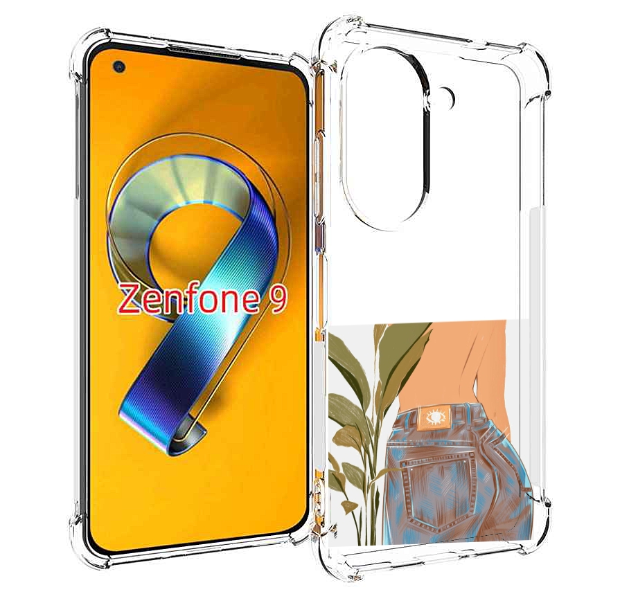 

Чехол MyPads девушка-в-джинсах для Asus Zenfone 9 (AI2202), Прозрачный, Tocco