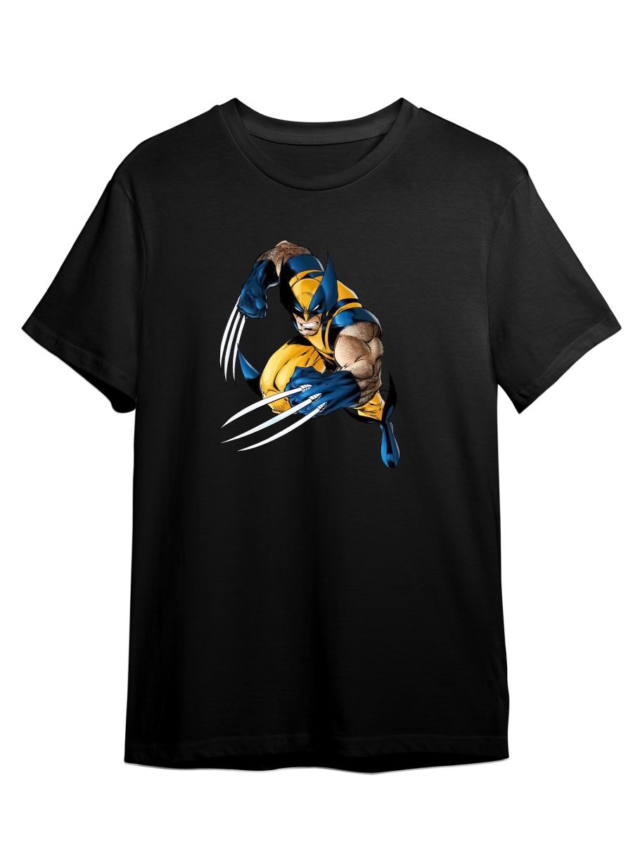 

Футболка унисекс СувенирShop Wolverine/Росомаха/Логан 4 черная 2XL (52-54), Черный, "Wolverine/Росомаха/Логан" 4