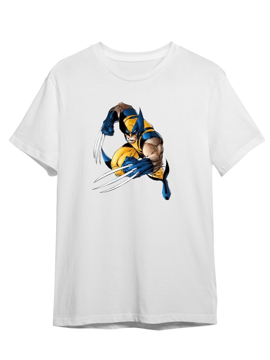 

Футболка унисекс СувенирShop Wolverine/Росомаха/Логан 4 белая S (44-46), Белый, "Wolverine/Росомаха/Логан" 4