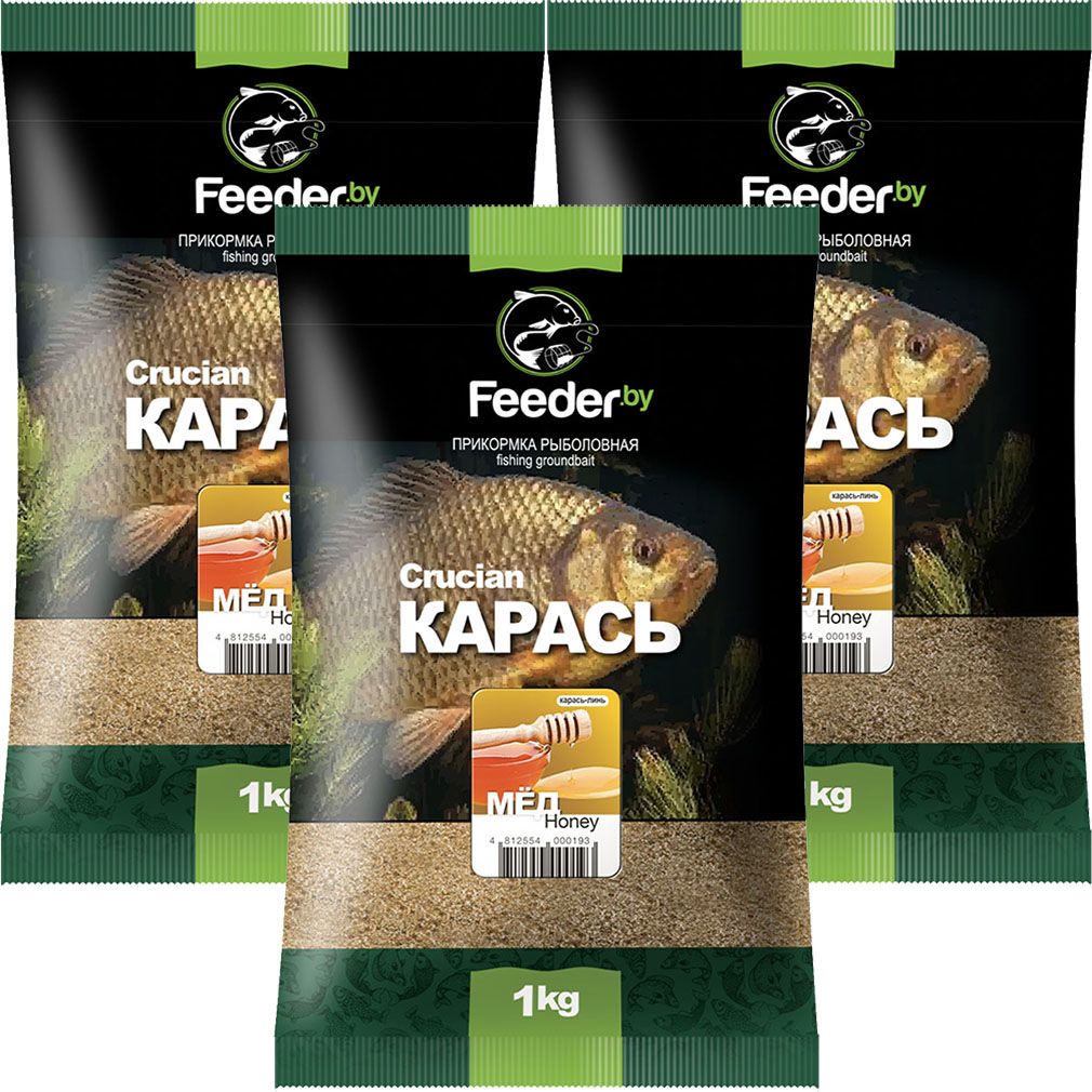 Прикормка Feeder.by Original Crucian-Tench Honey 3 упаковки