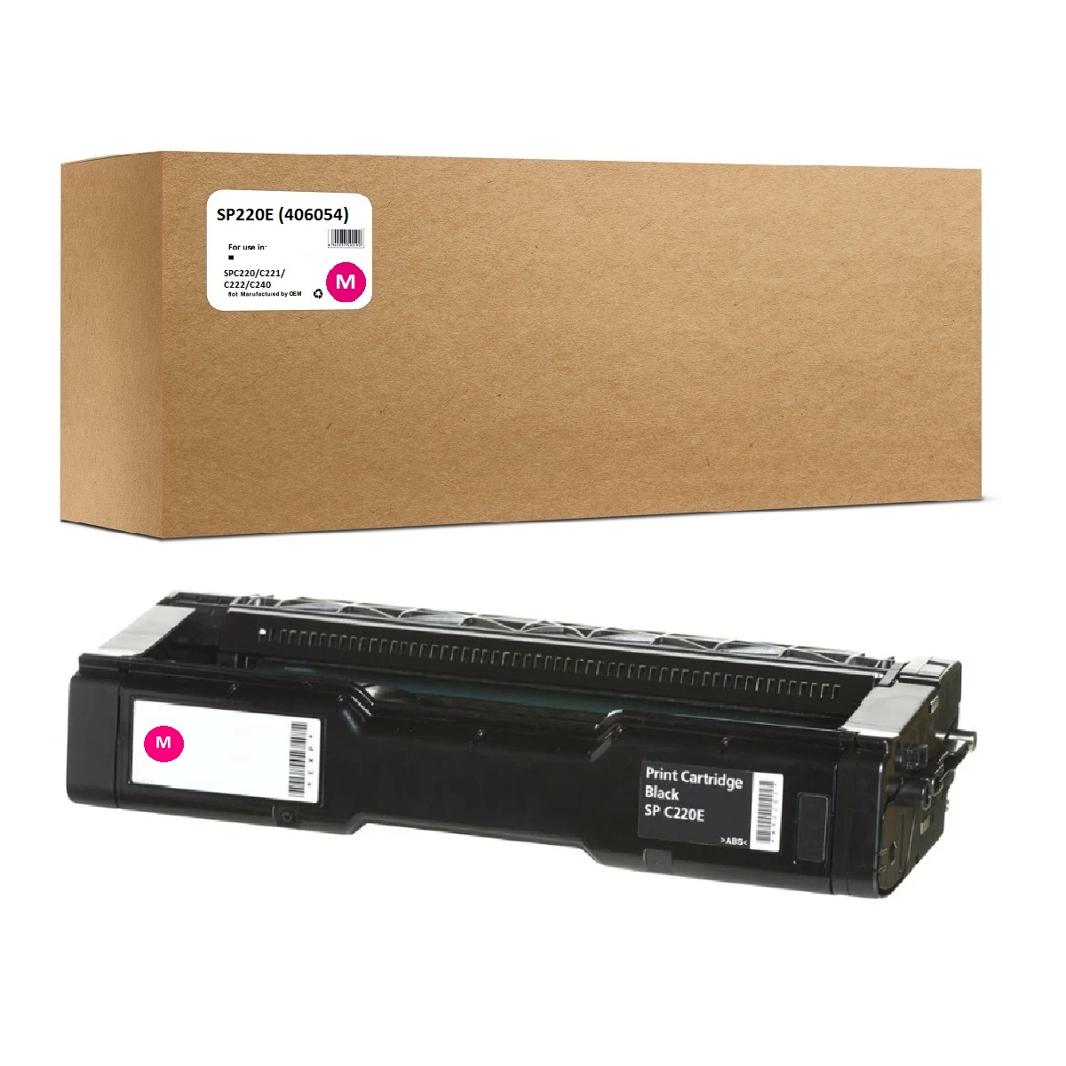

Картридж OEM SP220E 406054 для Ricoh SPC220/C221/C222/C240 2.3K, Пурпурный, OEM SP220M (406054)