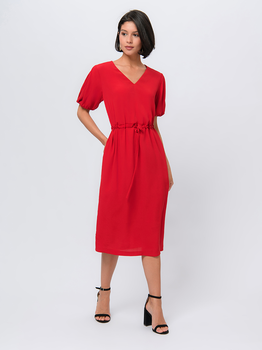 

Платье женское 1001dress 0102850RD красное 46, Красный, 0102850RD