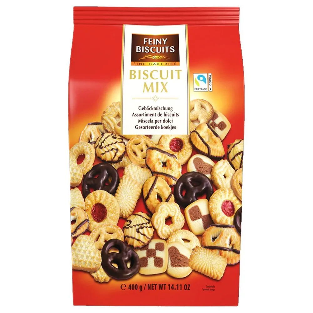 

Печенье бисквитное Feiny Biscuits Biscuit Mix ассорти 0,4 кг, BisquiniFIN