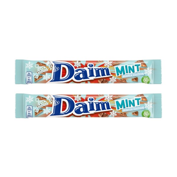 Шоколад молочный Marabou Daim Mint карамель, мята 56 г 2 шт.