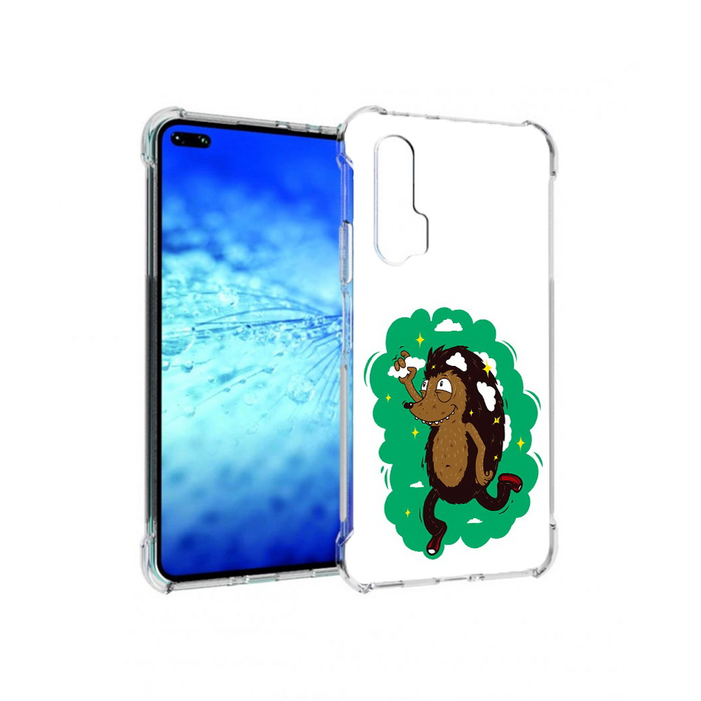 

Чехол MyPads Ежик в облаках для Huawei Honor V30 Pro/View 30 Pro/V30/Nova 6/Nova 6 5G, Прозрачный, Tocco