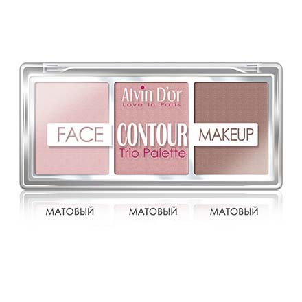 Палетка Alvin D'or, Face Contour Make Up, light