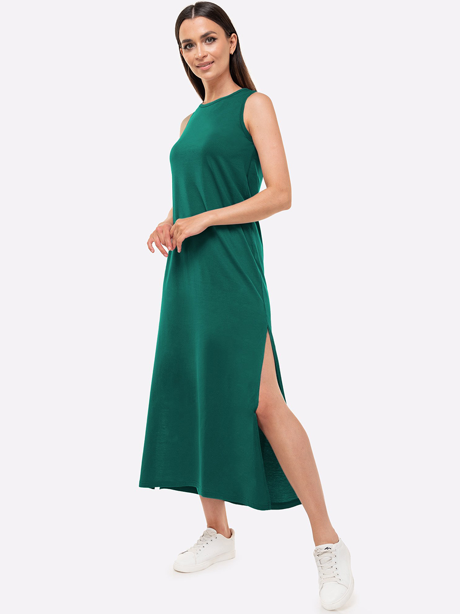 Платье женское HappyFox HF124SP зеленое 50 RU
