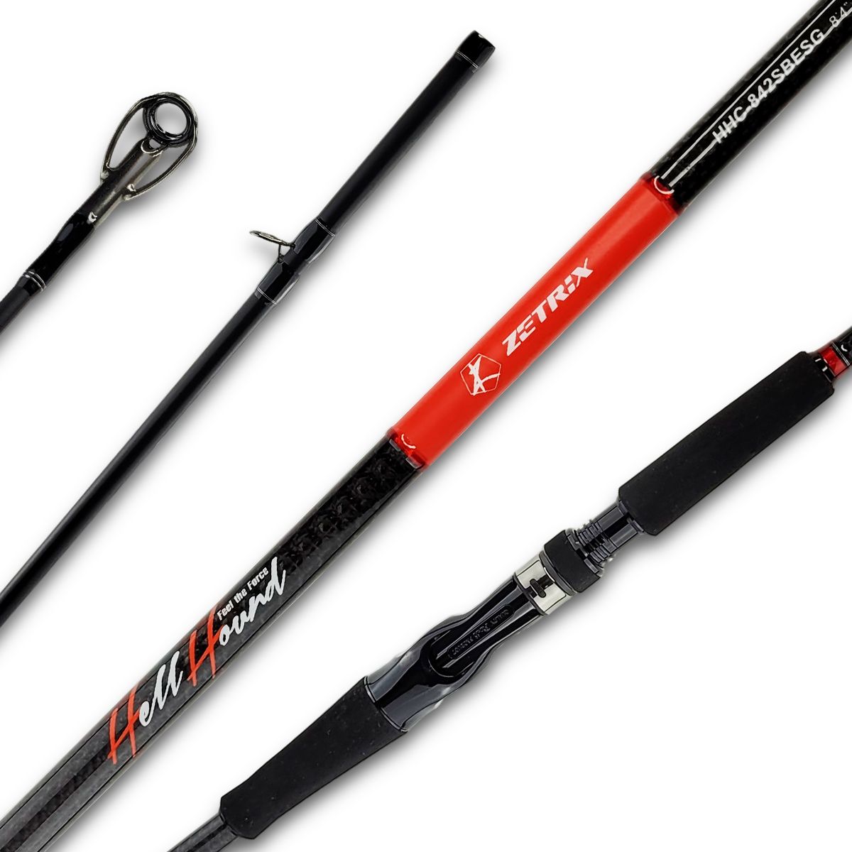 

Спиннинг Zetrix HELLHOUND HHC-842HH (casting) 2.55м до 70гр, HELLHOUND._черный