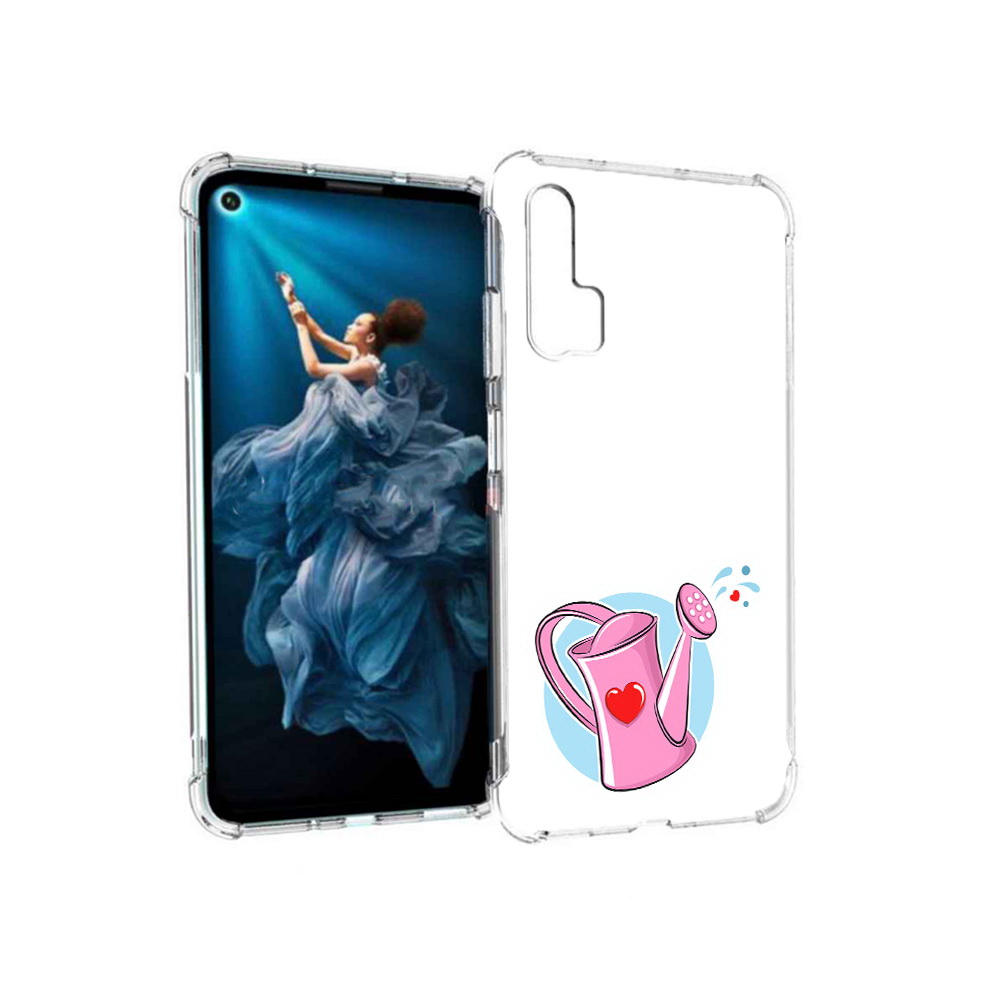 

Чехол MyPads Tocco для Honor 20 Pro Лейка любви 14 февраля (PT129185.18.103), Прозрачный, Tocco
