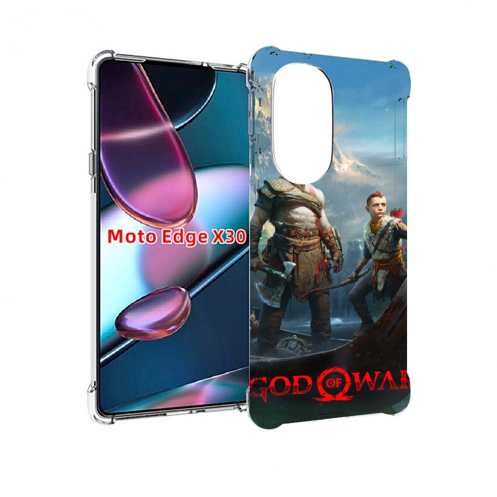 

Чехол MyPads God Of War Кратос Атрей для Motorola Moto Edge X30, Прозрачный, Tocco