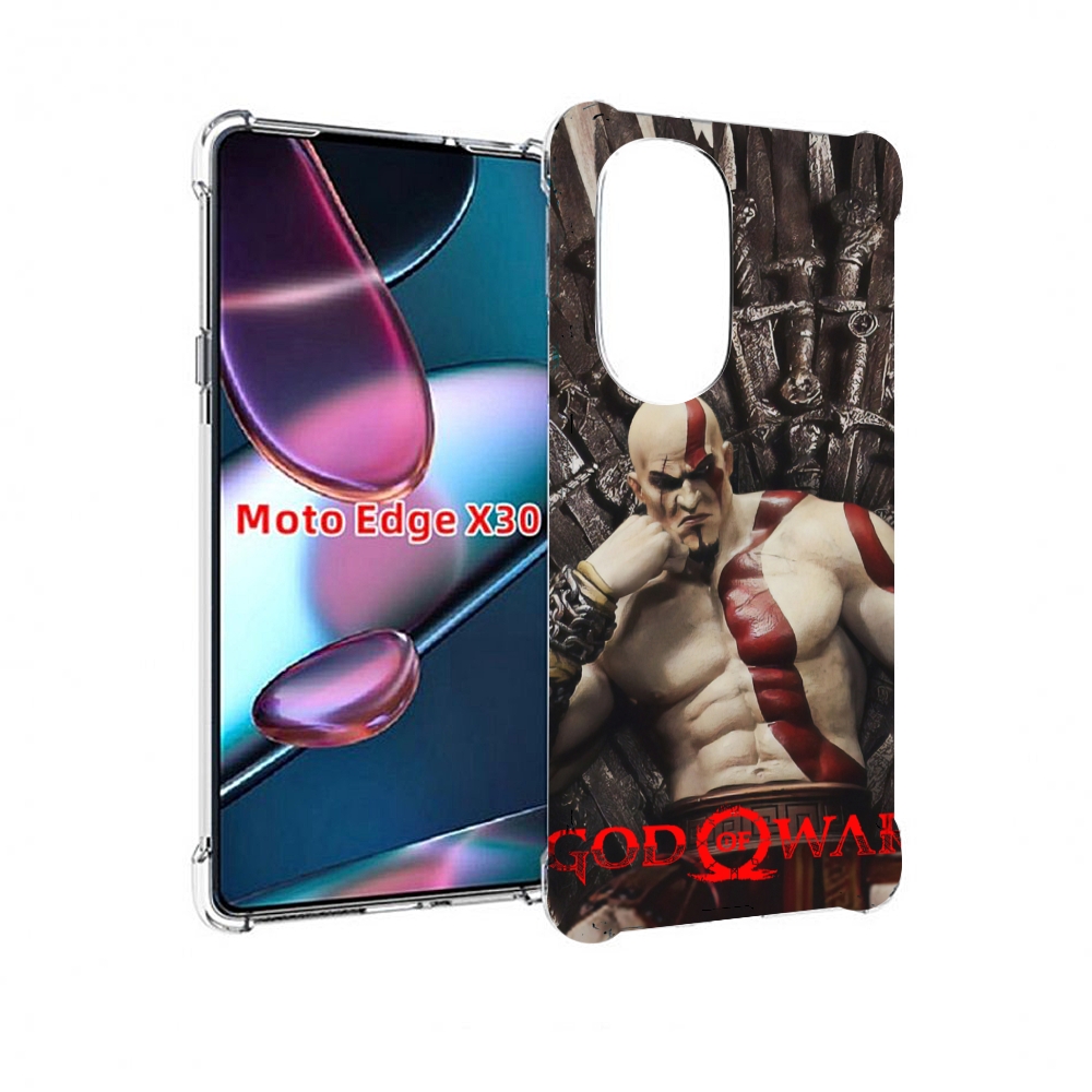 

Чехол MyPads God of War Кратос для Motorola Moto Edge X30, Прозрачный, Tocco