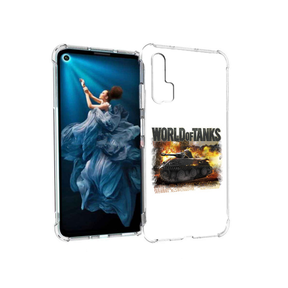 

Чехол MyPads Tocco для Honor 20 Pro Мир танков-2 (PT129185.18.118), Прозрачный, Tocco