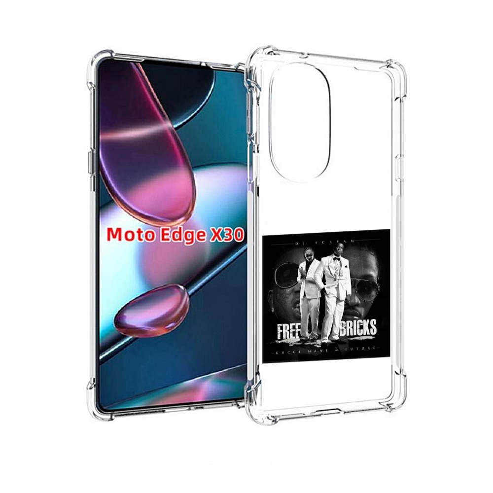 

Чехол MyPads Gucci Mane & Future - Free Bricks для Motorola Moto Edge X30, Прозрачный, Tocco