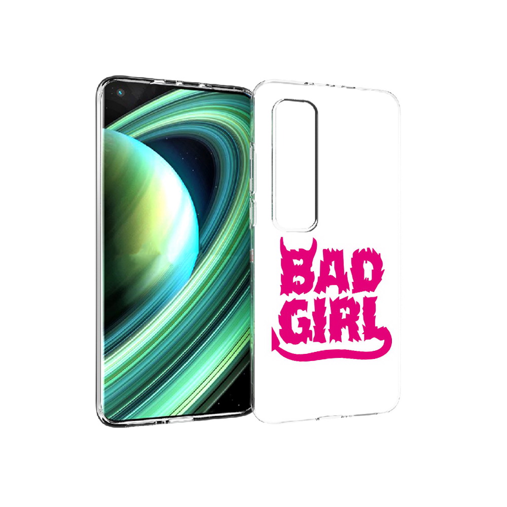 

Чехол MyPads Tocco для Xiaomi Mi 10 Ultra плохая девочка (PT156404.264.545), Прозрачный, Tocco