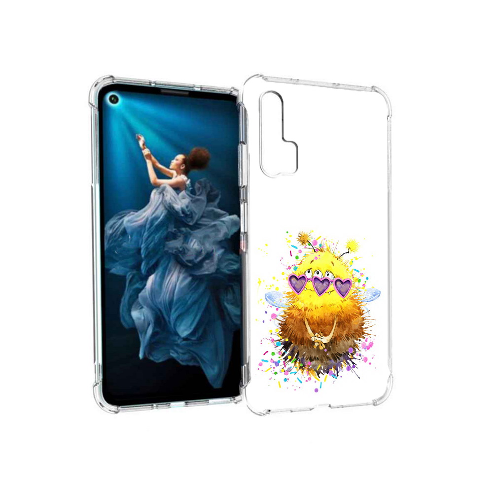 

Чехол MyPads Tocco для Honor 20 Pro Пушитый шмель (PT129185.18.143), Прозрачный, Tocco
