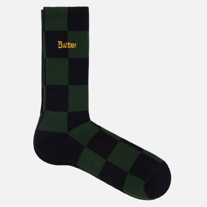 

Носки Butter Goods Checkered чёрный, Размер  EU, Черный, Checkered