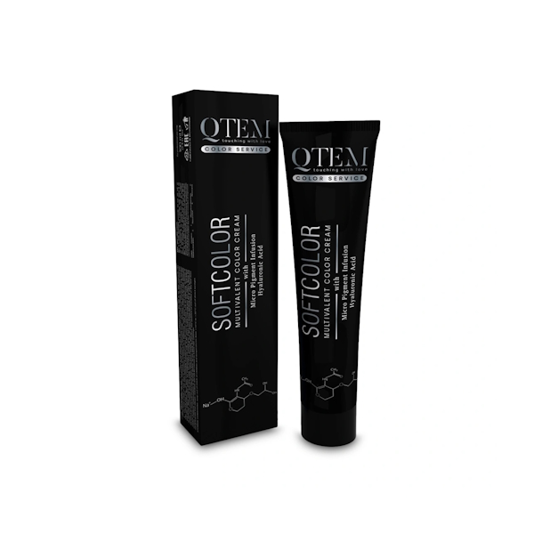 Краситель QTEM Softcolor Multivalent Color Cream 1.1 Иссеня черный 100 мл