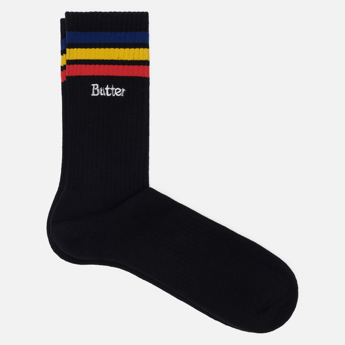 

Носки Butter Goods Stripe чёрный, Размер  EU, Черный, Stripe