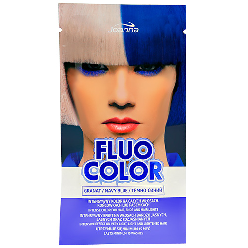 Купить Оттеночный шампунь для волос JOANNA FLUO COLOR тон темно-синий 35 г