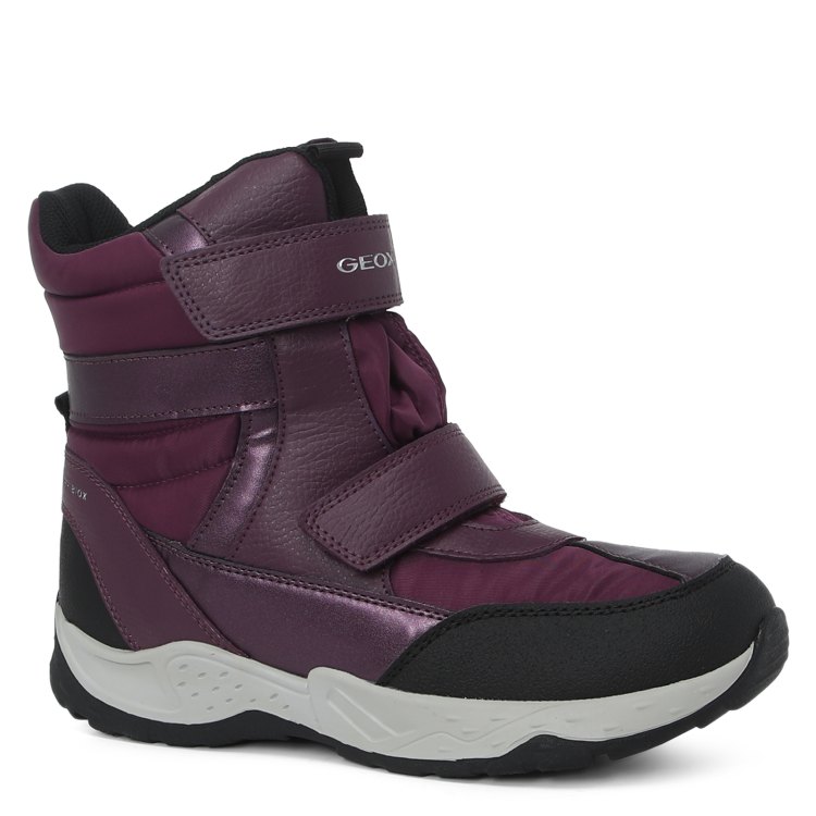 фото Ботинки geox j26fvb, темно-фиолетовый, 27