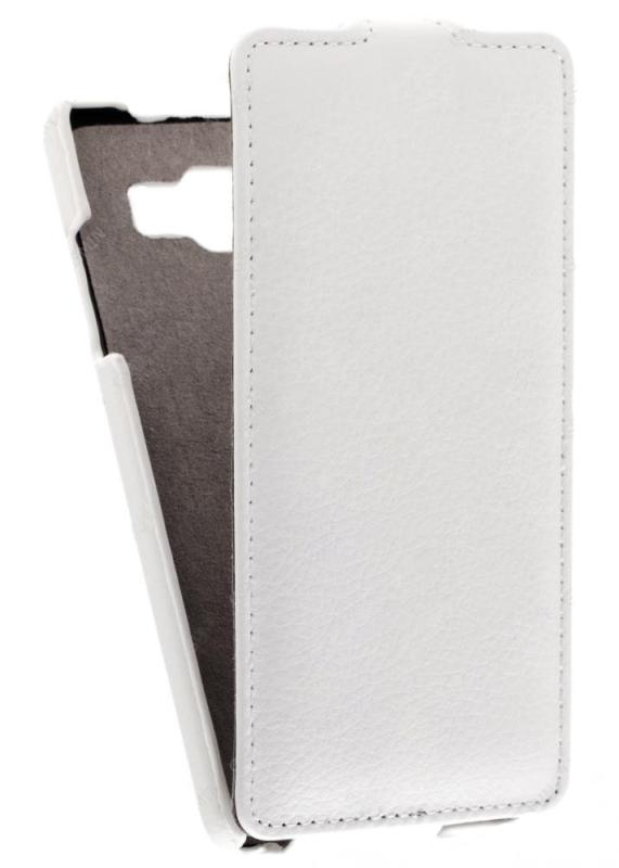 Кожаный чехол для Samsung Galaxy A5 Art Case (Белый)
