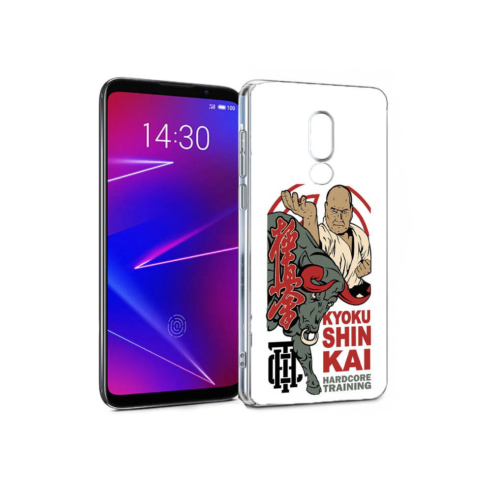 

Чехол MyPads Tocco для Meizu 16 единоборства рисунок (PT121074.83.343), Прозрачный, Tocco