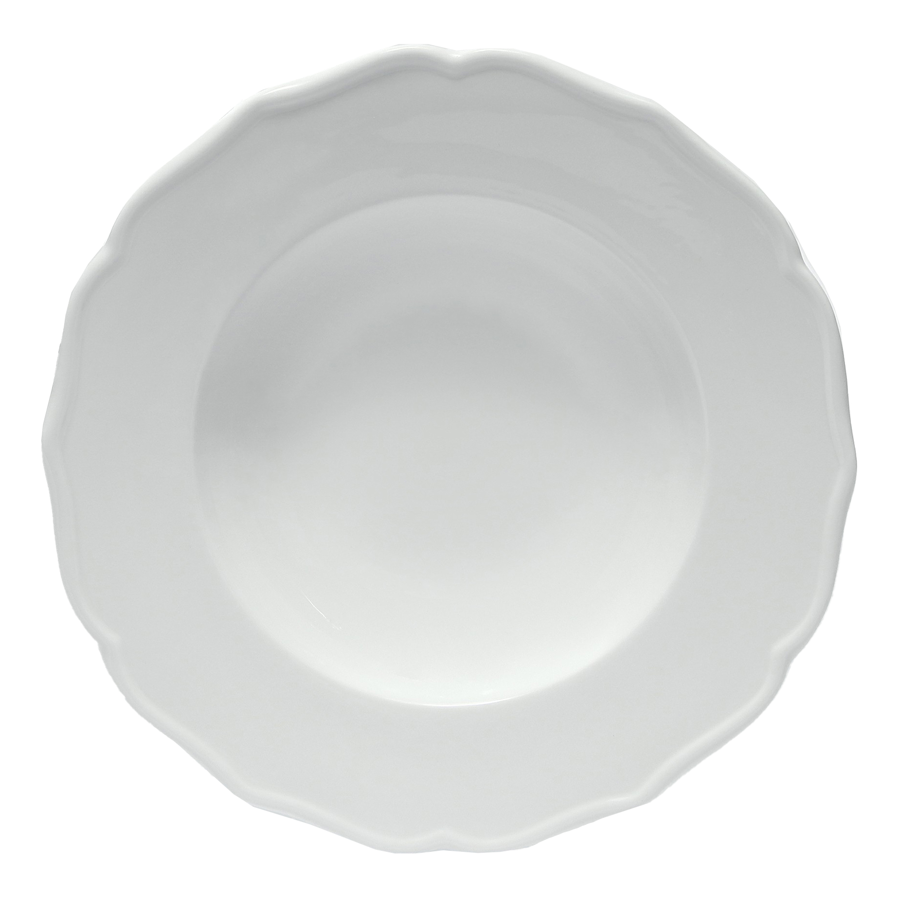 

Тарелка глубокая для супов Porcelana Bogucice River White 23 см белая, Белый